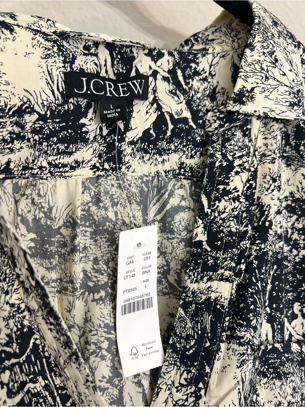 NWT J. Crew Bungalow long sleeve belted maxi dress toile drapey viscose twill L - Picture 9 of 15